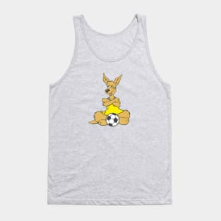 Retro Socceroos Kangaroo Tank Top